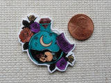 Second view of Skulls in a Bottle Needle Minder.