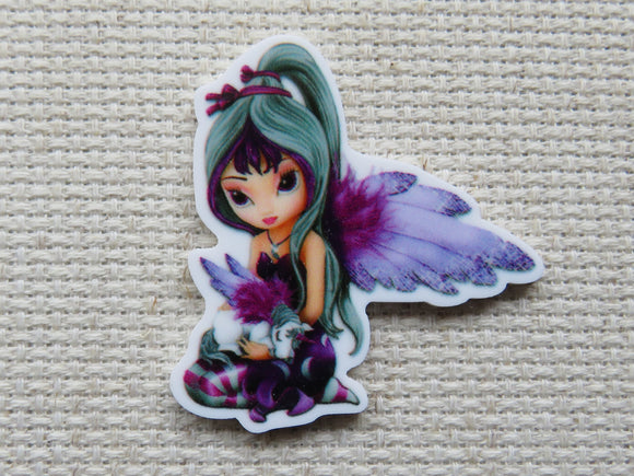 First view of Fairy Holding a Pegasus Needle Minder.