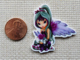 Second view of Fairy Holding a Pegasus Needle Minder.