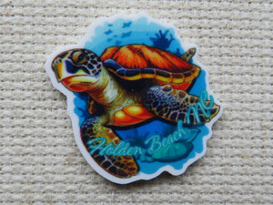 First view of Swimming Sea Turtle Needle Minder.