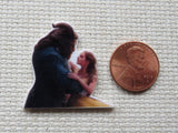 Second view of Beauty and The Beast Dancing Needle Minder.