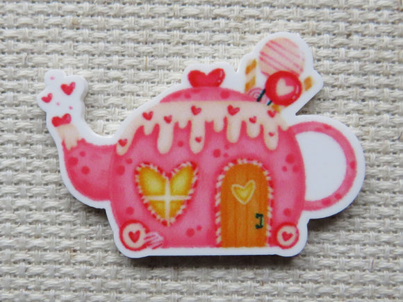 First view of Teapot House Needle Minder.