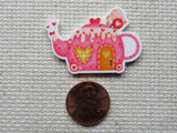 Second view of Teapot House Needle Minder.