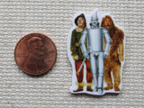 Second view of A Trio of Yellow Brick Road Friends Needle Minder.