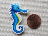 Second view of Blue Sea Horse Needle Minder.