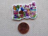 Second view of Mama Butterfly Drinks Needle Minder.