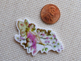 Second view of Pink Fairies with Birds Needle Minder.