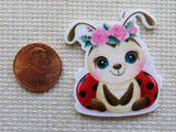 Second view of Fun Loving Lady Bug Needle Minder.