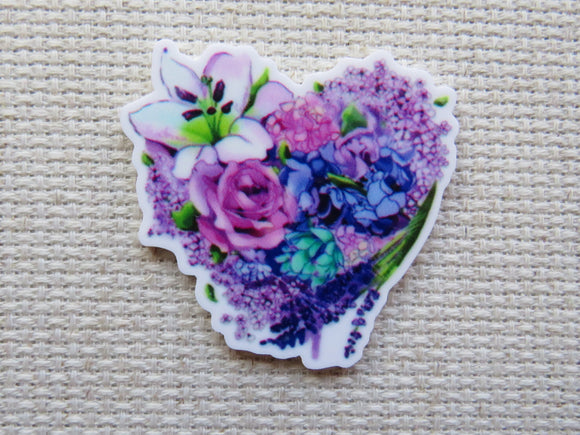 First view of Floral Heart Needle Minder.