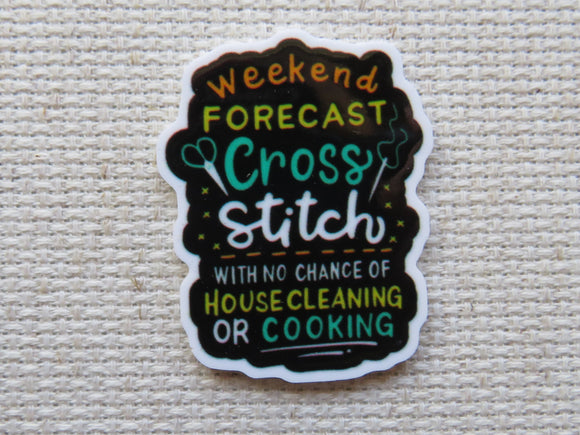 First view of Cross Stitch Weekend Forecast Needle Minder.
