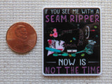 Second view of Seam Ripper Needle Minder.