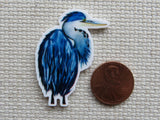 Second view of Blue Heron Needle Minder.