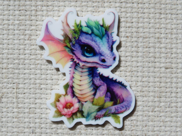 First view of Purple Flower Dragon Needle Minder.