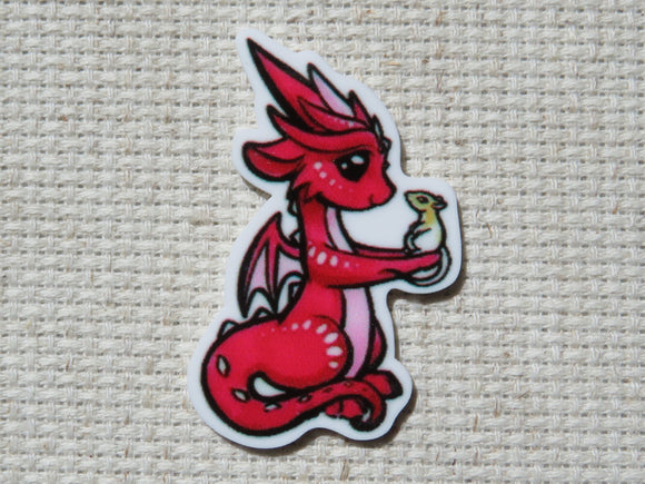 First view of Red Dragon with a Mouse Needle Minder.