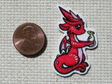 Second view of Red Dragon with a Mouse Needle Minder.
