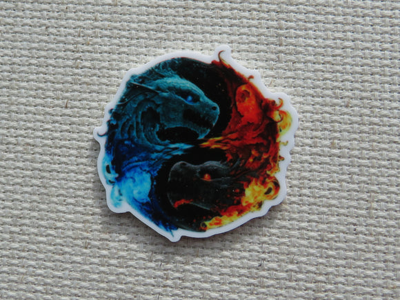 First view of Fire and Ice Dragons Needle Minder.