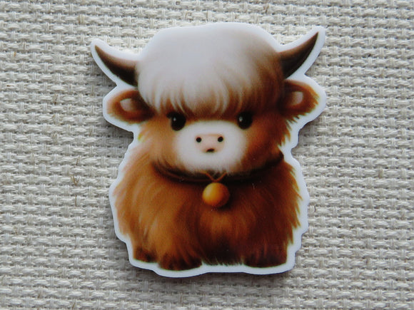 First view of Adorable Highland Cow Needle Minder.