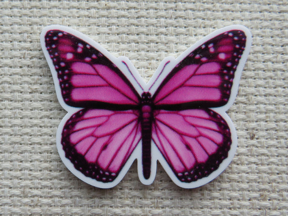 First view of Pretty Pink Butterfly Needle Minder.