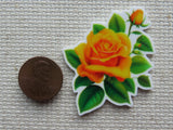 Second view of Yellow Rose Needle Minder.