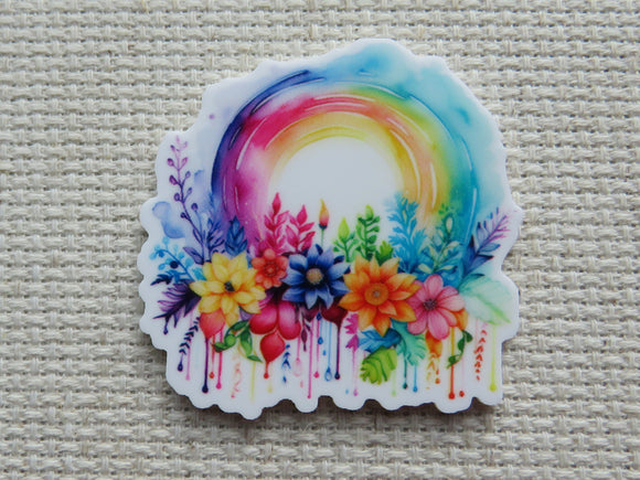 First view of Floral Rainbow Needle Minder.
