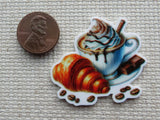 Second view of Coffee and Croissant Needle Minder.