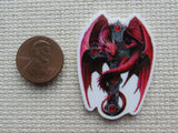 Second view of Red Cross Dragon Needle Minder.