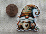 Second view of Coffee Loving Gnome Needle Minder.