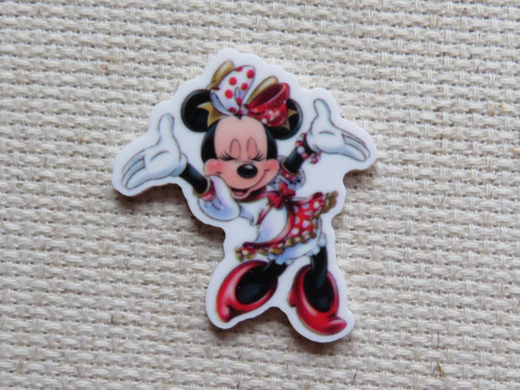 First view of Ready to Party Minnie Mouse Needle Minder.