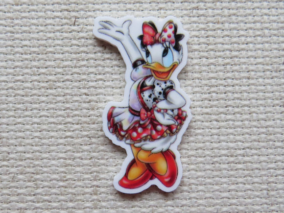 First view of Ready to Party Daisy Duck Needle Minder.