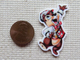 Second view of Festive Chip Needle Minder.