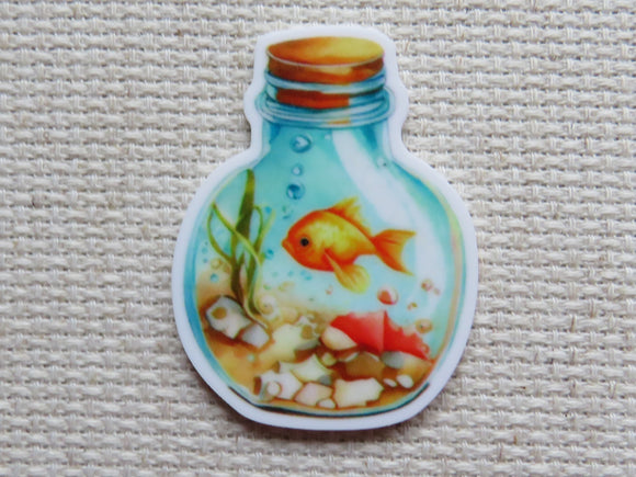 First view of Fish in a Bottle Needle Minder.