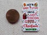 Second view of Christmas Baking Needle Minder.
