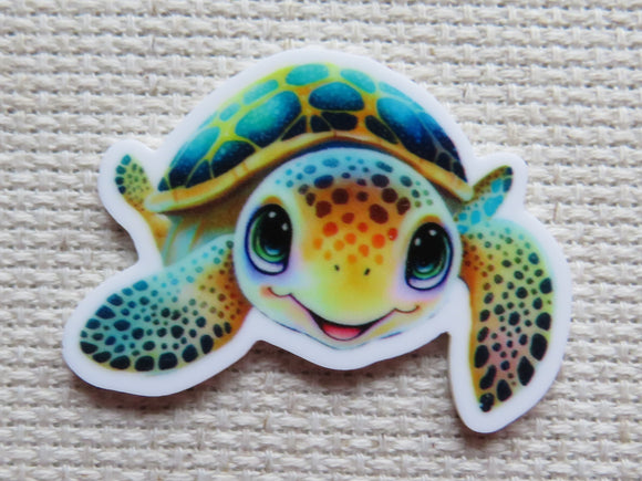 First view of Smiling Sea Turtle Needle Minder.