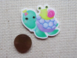 Second view of A Turtle and A Snail Needle Minder.