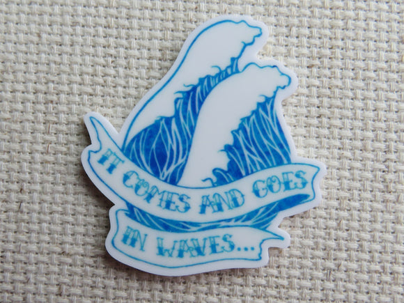 First view of It Comes and Goes in Waves Needle Minder.