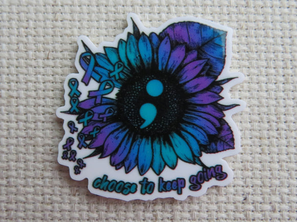 First view of Choose To Keep Going Needle Minder.