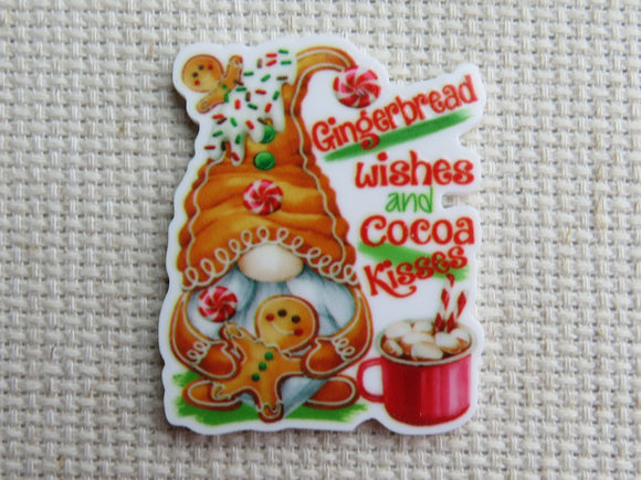 First view of Gingerbread Gnome Needle Minder.