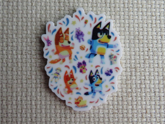 First view of Dancing Bluey and Family Needle Minder.