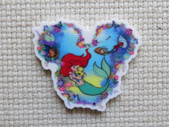 First view of Swimming Mermaid in Mouse Ears Needle Minder.