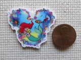Second view of Swimming Mermaid in Mouse Ears Needle Minder.