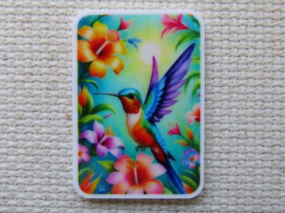 First view of Beautiful Hummingbird with Flowers Needle Minder.