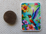 Second view of Beautiful Hummingbird with Flowers Needle Minder.