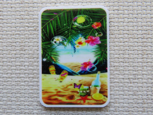 First view of Tropical Beach Heart Needle Minder.