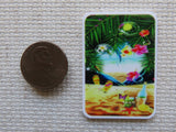 Second view of Tropical Beach Heart Needle Minder.