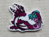 First view of Purple Dragon with Babies Needle Minder.