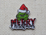 First view of Grinch Merry Christmas Needle Minder.