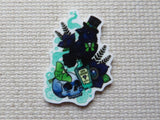 First view of Crow and Skull Needle Minder.