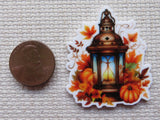 Second view of Fall Time Lantern Needle Minder.