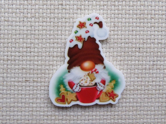 First view of Cocoa Christmas Gnome Needle Minder.