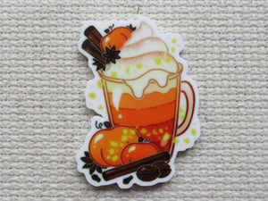 First view of Pumpkin Spice Drink Needle Minder.